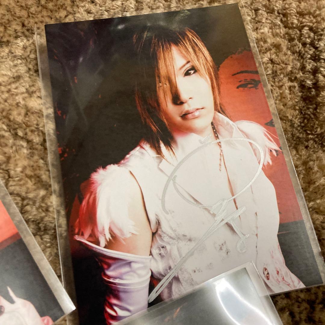 theGazettE直筆サイン入りポラロイド5枚セット