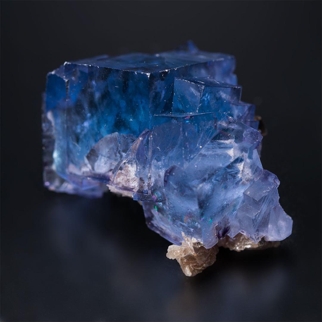 中国 ヤオガンシャン 1682 フローライト 天然石 原石 鉱物標本 鉱石 蛍石