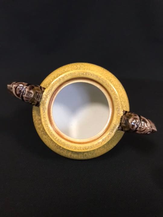 人間国宝 3代目 徳田八十吉(正彦銘)  彩釉香炉13.5㎝ 管理T25