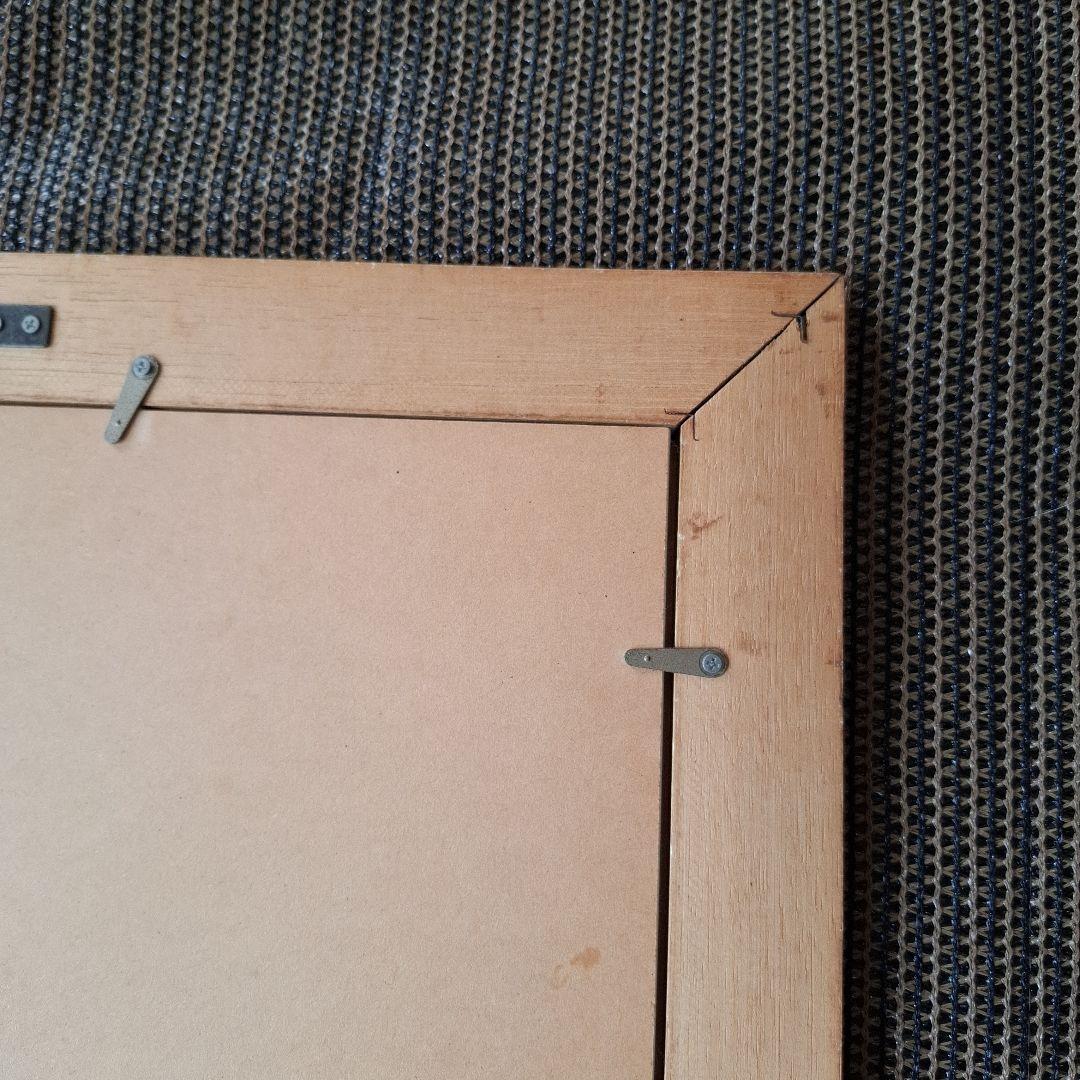 アイボリー フレーム 紫 マット ポスターフレーム　額縁　97×66.5