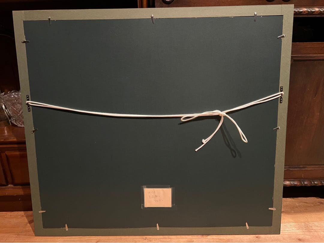 まおぽん＊吉岡耕二 aswan リトグラフ 絵画 額縁 アート