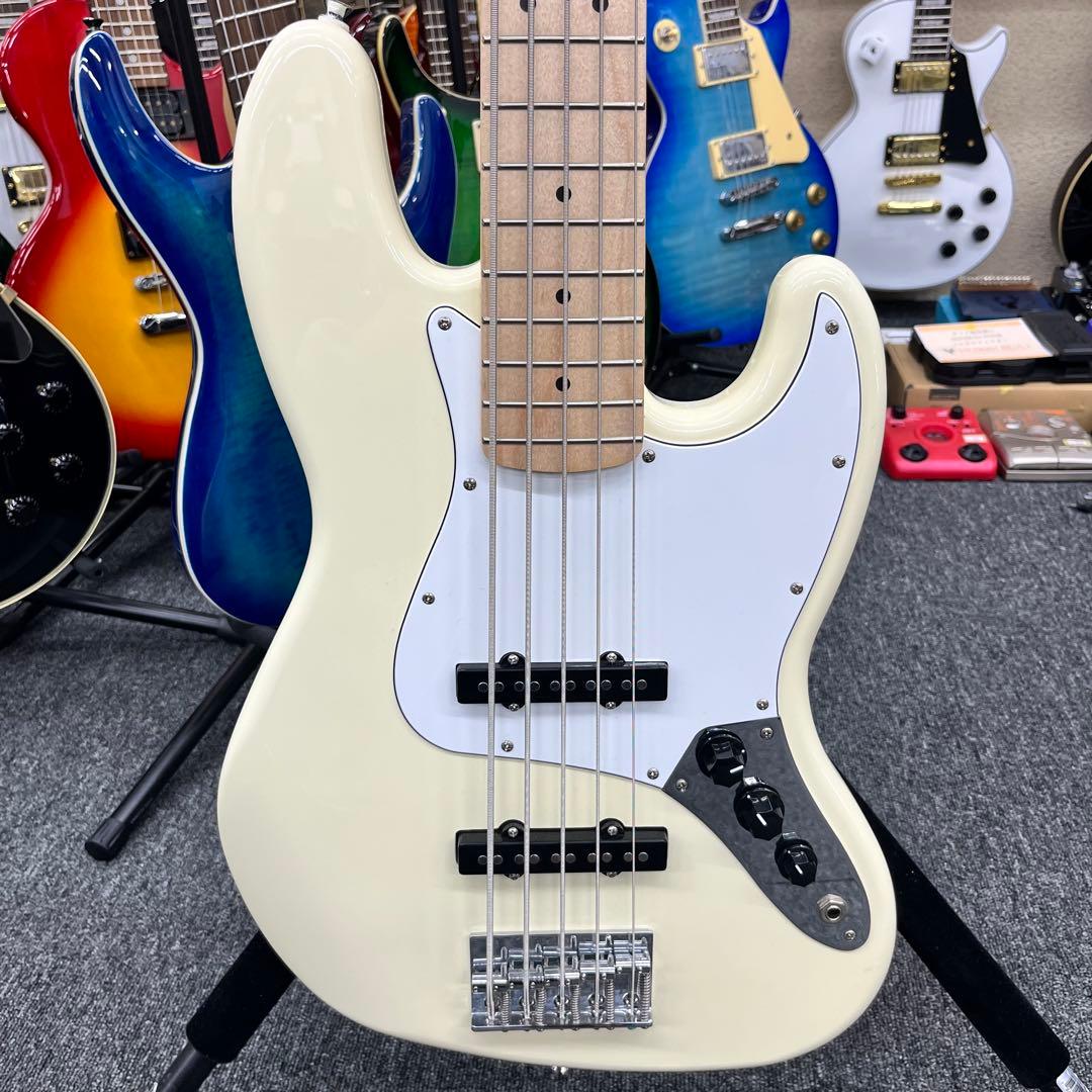 【11171】 Squier Jass Bass V 5弦 ベース ホワイト