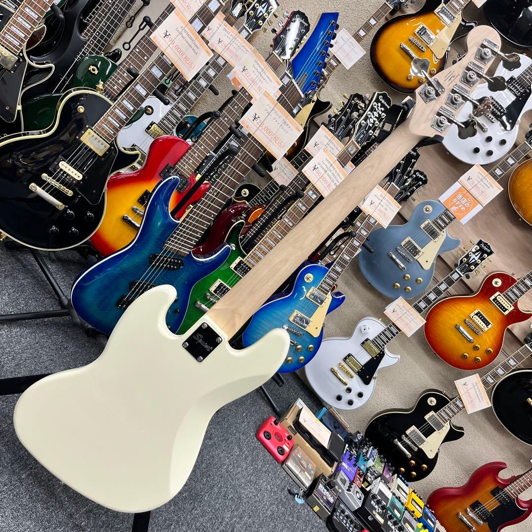 【11171】 Squier Jass Bass V 5弦 ベース ホワイト