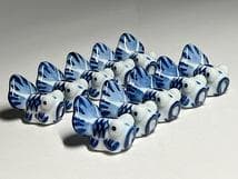 有田焼　金魚形　箸置き　１０点セット