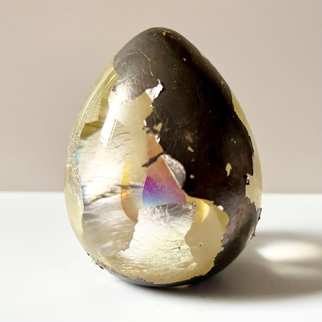 ノグチミエコ 卵 エッグガラス オブジェ 置物