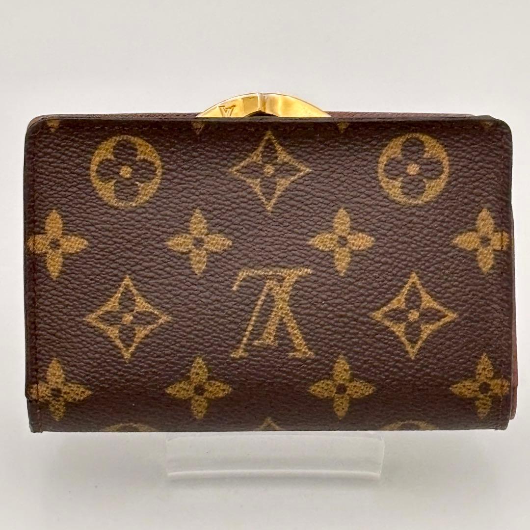 ルイヴィトン　ポルトフォイユ・ヴィエノワ モノグラム　二つ折り財布 がま口