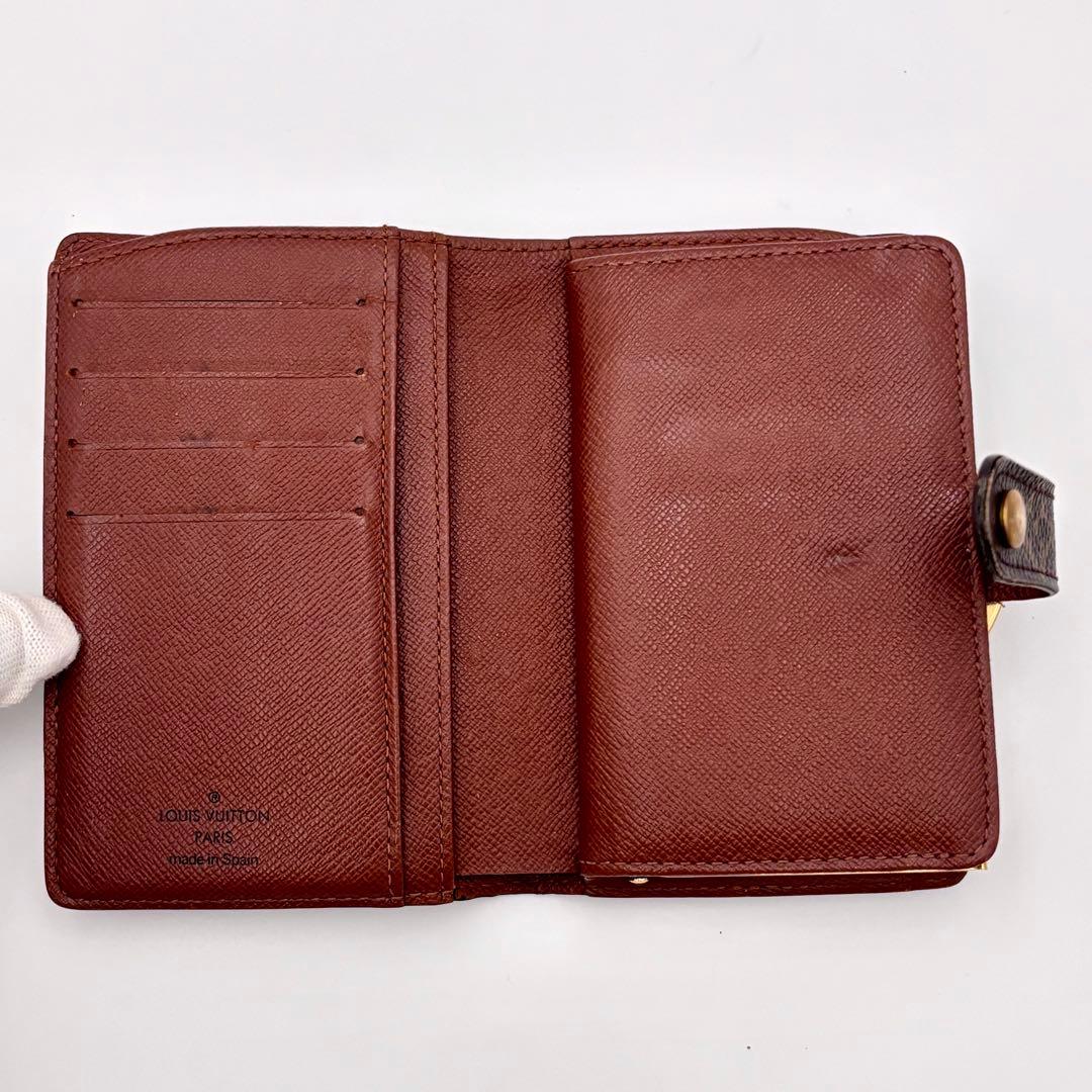 ルイヴィトン　ポルトフォイユ・ヴィエノワ モノグラム　二つ折り財布 がま口