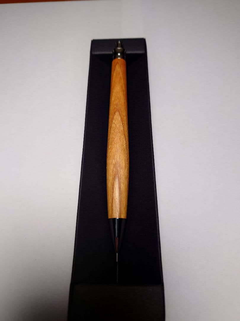 未使用　RED LINE PEN ケヤキ　シャープペンシル　オリジナル金具