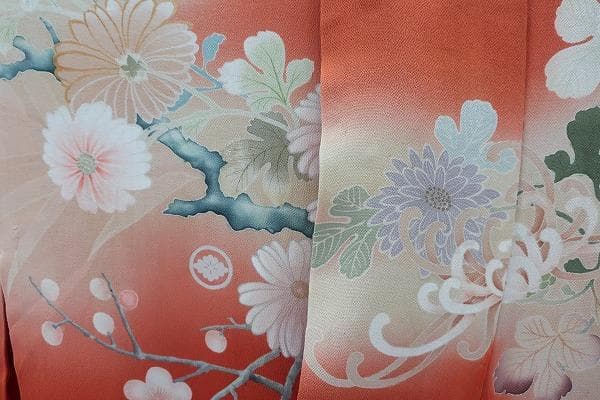 美品 アンティーク 振袖 お引きずり 身丈164cm 大正ロマン レトロ