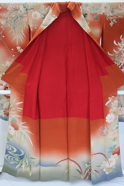 美品 アンティーク 振袖 お引きずり 身丈164cm 大正ロマン レトロ