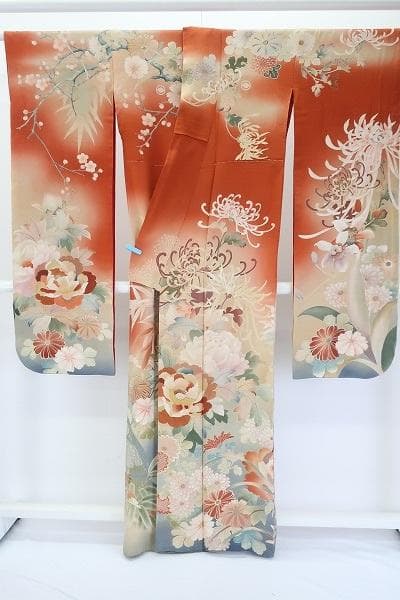 美品 アンティーク 振袖 お引きずり 身丈164cm 大正ロマン レトロ