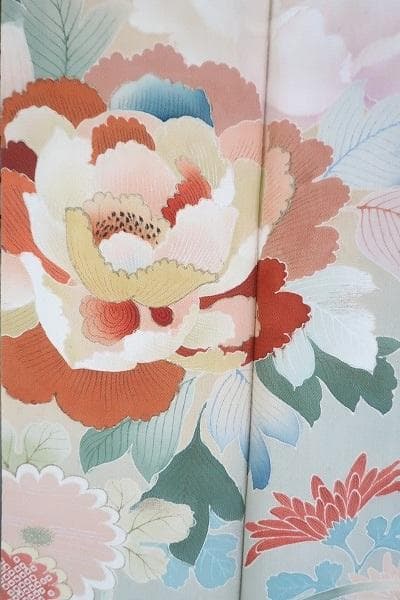 美品 アンティーク 振袖 お引きずり 身丈164cm 大正ロマン レトロ