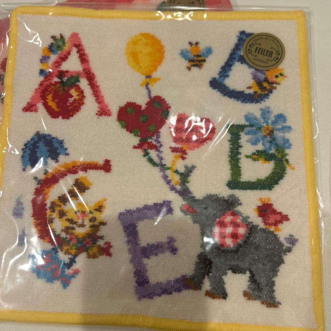 FELTIER カラフルタオルハンカチ 3枚セット