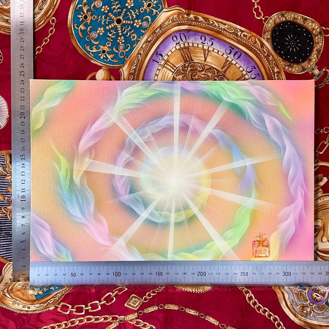 最強開運日セール☆Birth 波動調整 開運 エネルギー宇宙高波動絵画 F4号