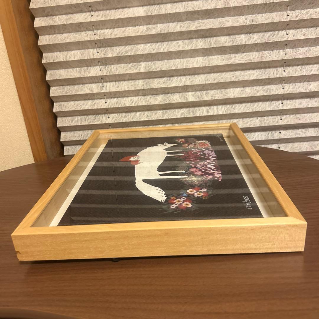 MICAO 版画額装品（ジクレー） 「お散歩」