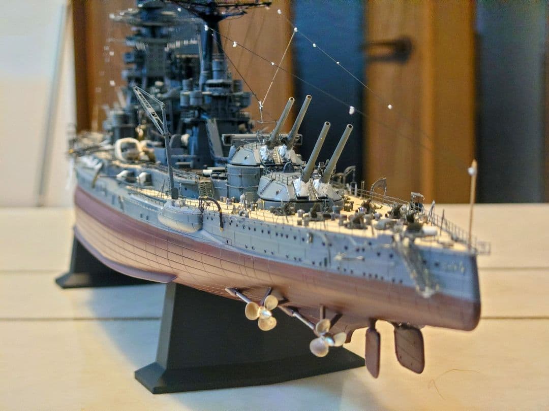 k*郎様 期間限定値下げ　精密模型　長門 開戦時（改） 1/350　ポントス長門