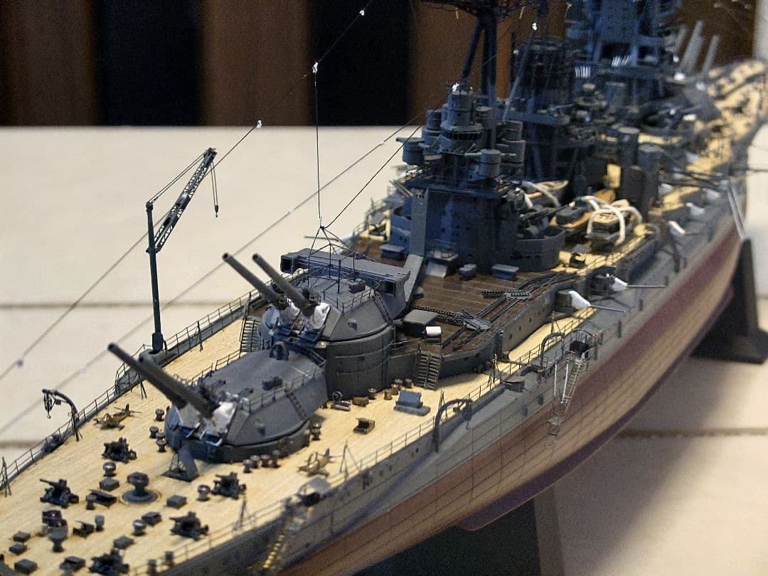 k*郎様 期間限定値下げ　精密模型　長門 開戦時（改） 1/350　ポントス長門