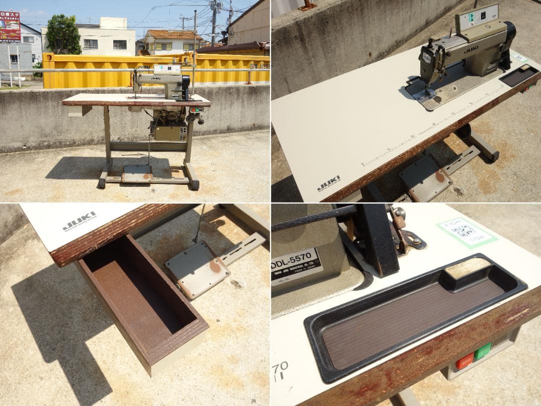 【中古】K▼ジューキ 工業用 ミシン 本縫い DDL-5570 (37098)
