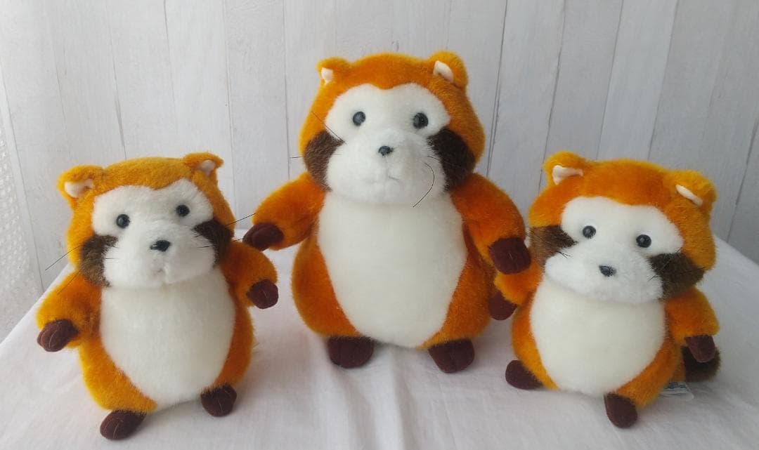 あらいぐまラスカル　ぬいぐるみ　世界名作劇場　レトロ