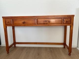 木製引き出し付テーブル 値下げしました！