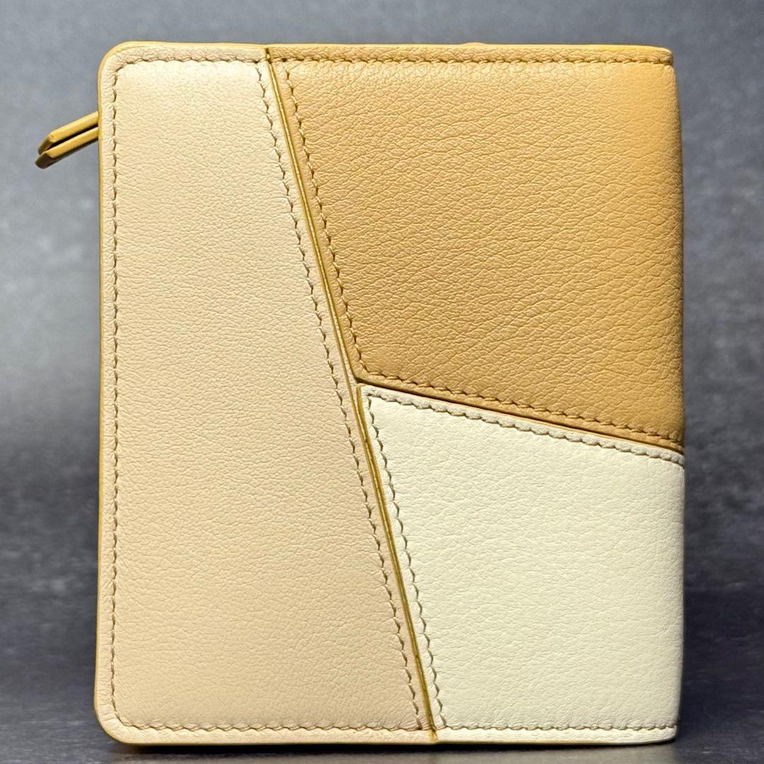 新品未使用 現行品 ロエベ パズル コンパクトウォレット 二つ折り財布 保存袋