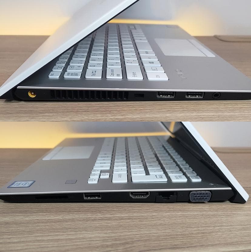 【超希少&美品】VAIO Pro ホワイトLTE+指紋認証オフィス付きノートPC