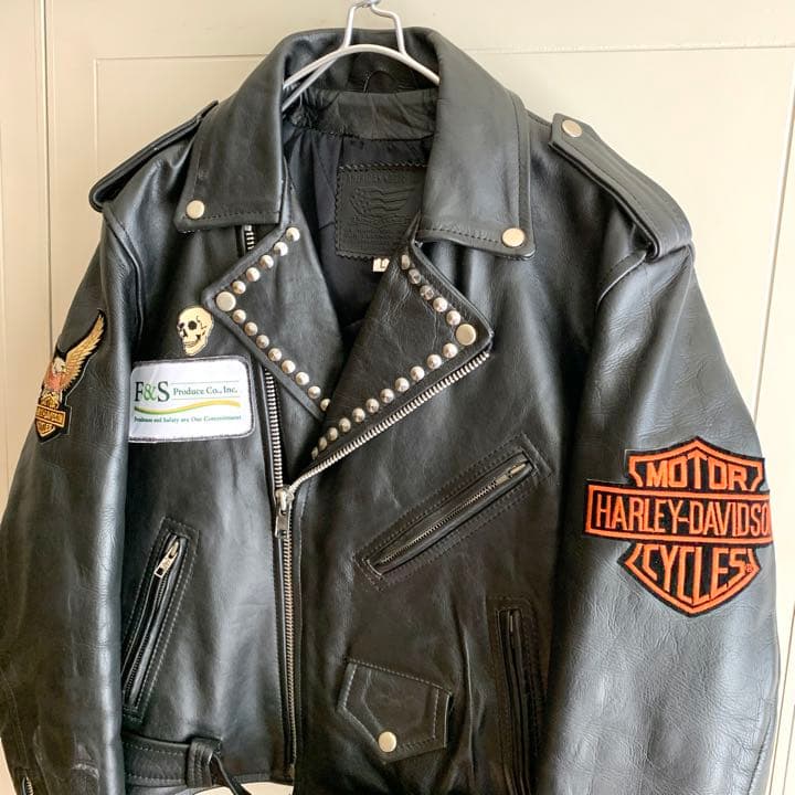 スイカ様 American nostalgia ハーレーワッペン付きライダース