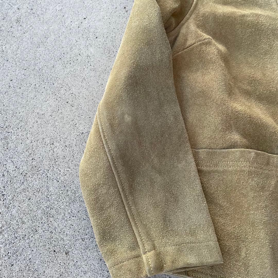 珍品◎NORM THOMPSONヴィンテージ60sスエードレザージャケット黄色