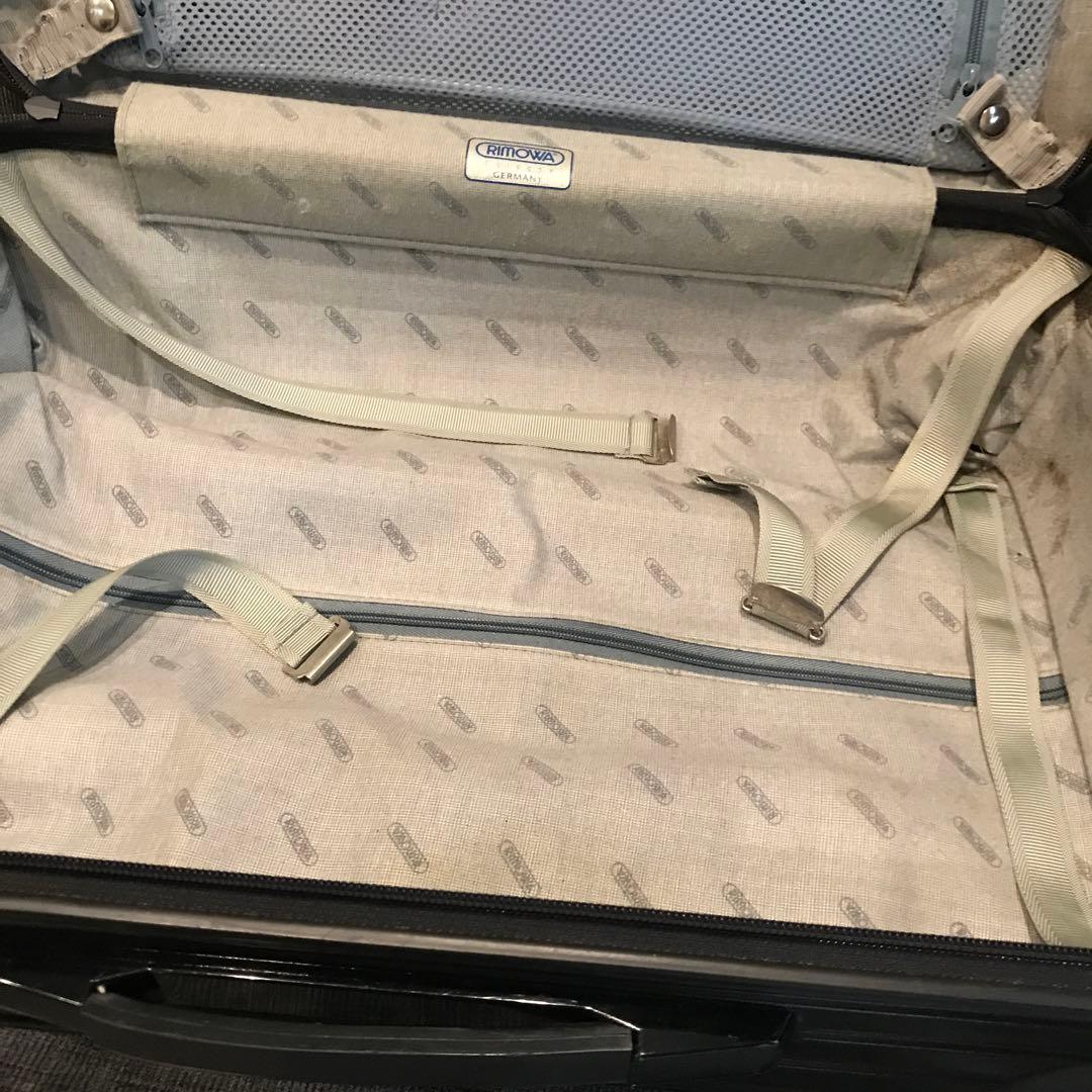 ジャンク RIMOWA 黒 スーツケース　32 L キャリーケース　2輪
