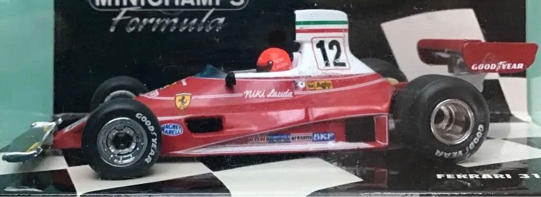 ミニチャンプス 1/43フェラーリ 312T 1975 ニキ・ラウダ