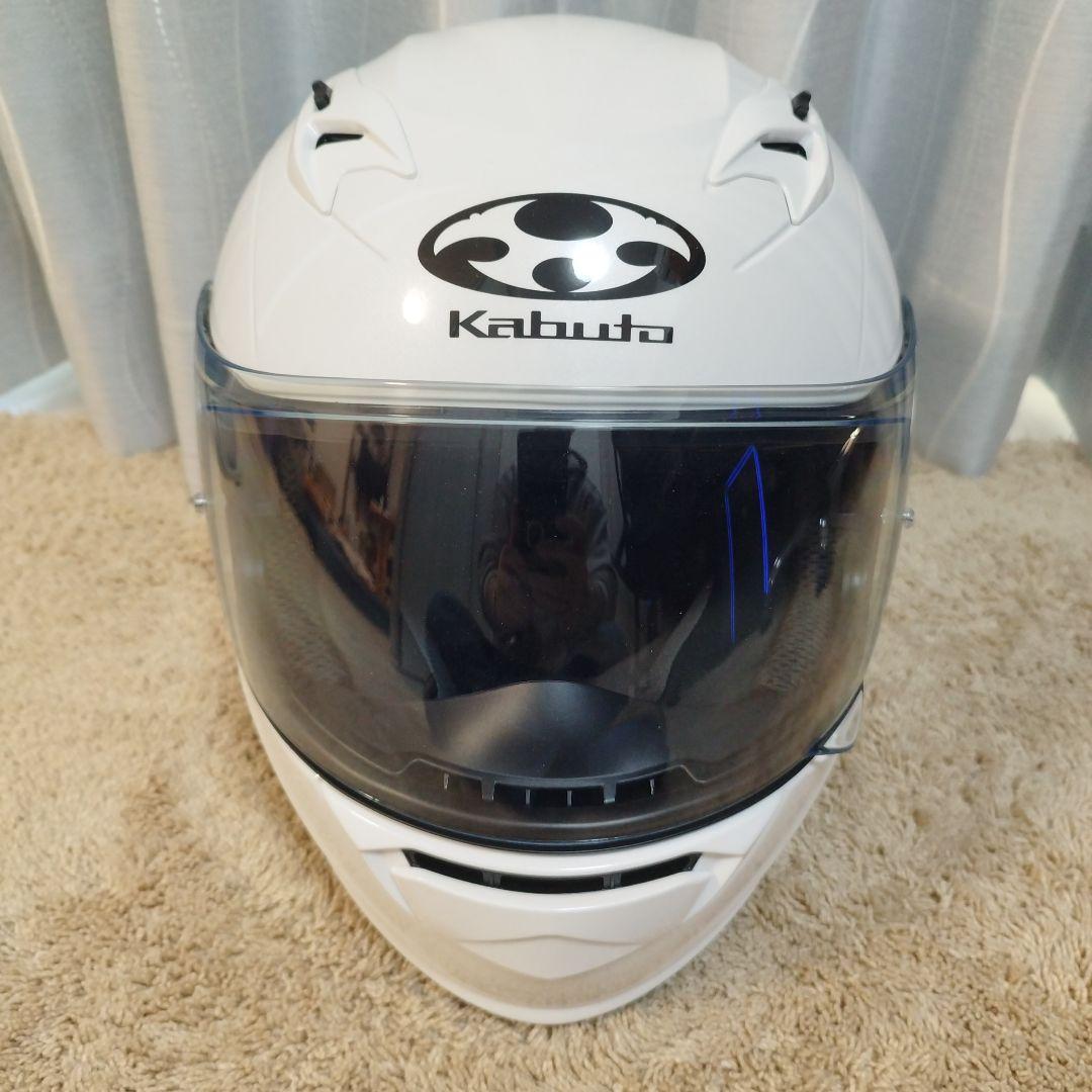 ほぼ新品 Sサイズ Kamui3パールホワイト フルフェイスヘルメット