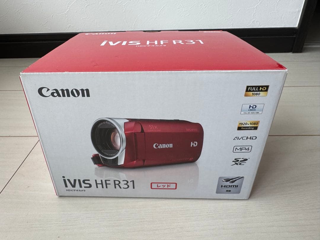 Canon iVIS HF R31 レッド　新品・未使用