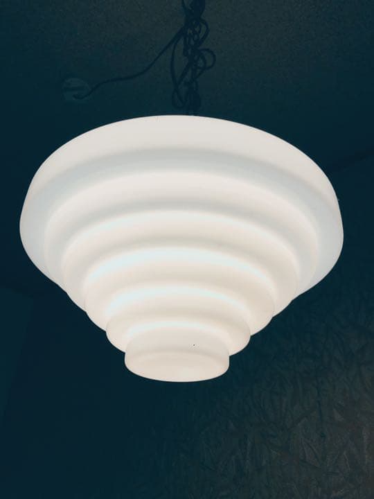 アンティーク レトロ 照明 ライト 昭和大正モダン的アール・デコ調乳白色照明