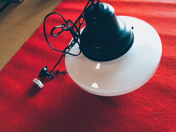 アンティーク レトロ 照明 ライト 昭和大正モダン的アール・デコ調乳白色照明