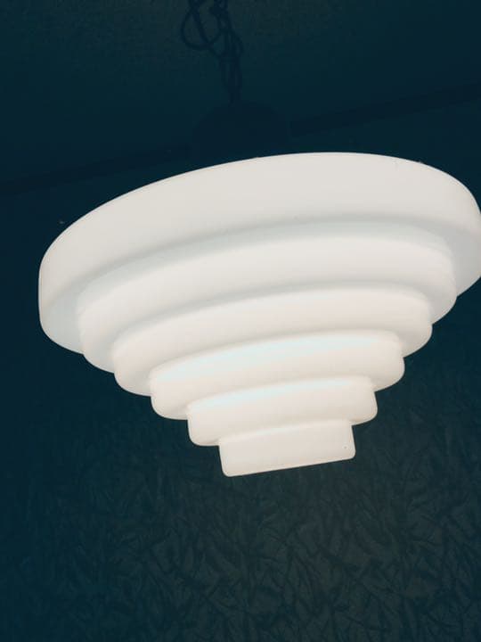 アンティーク レトロ 照明 ライト 昭和大正モダン的アール・デコ調乳白色照明