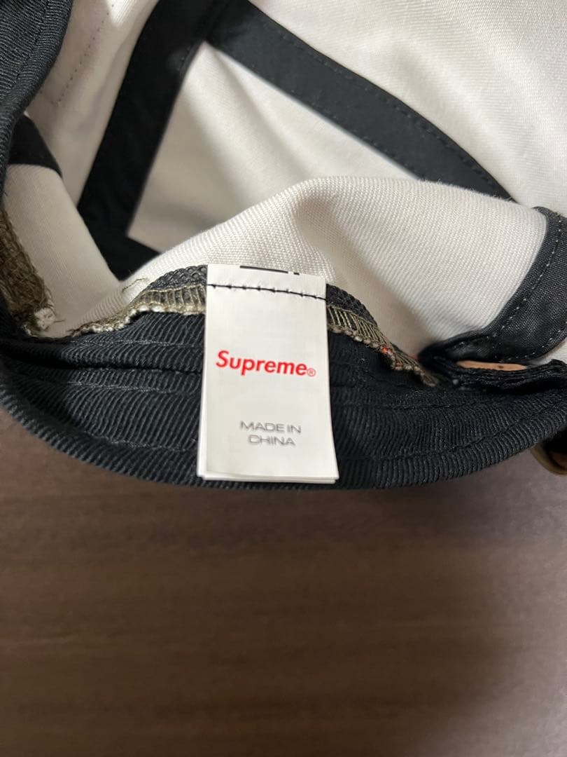 Supreme迷彩キャップ