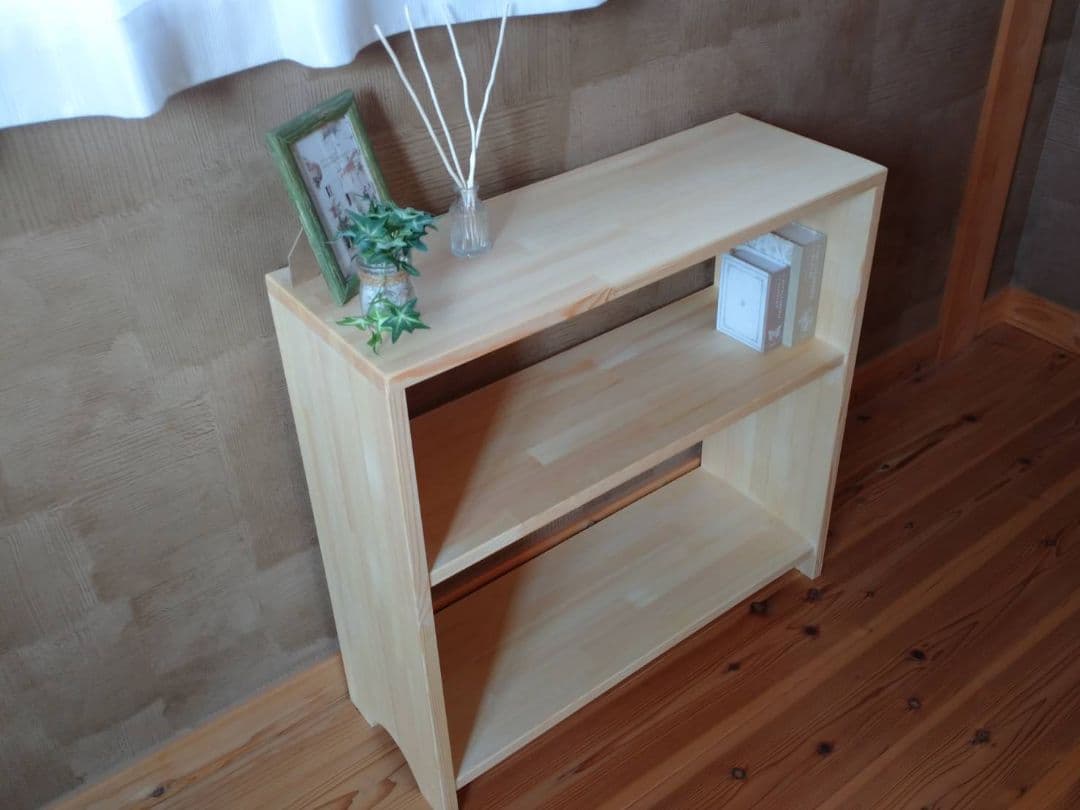 【送料無料】天然無垢材　北欧風　オープンシェルフ　飾り棚　　収納ラック