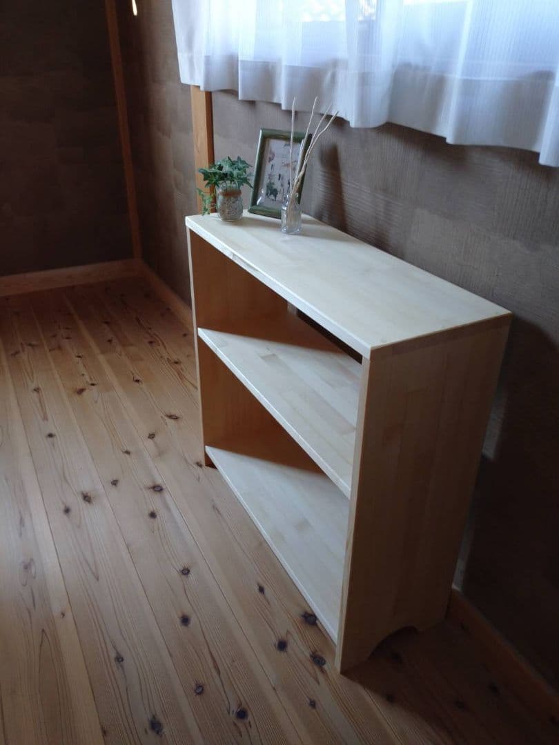 【送料無料】天然無垢材　北欧風　オープンシェルフ　飾り棚　　収納ラック