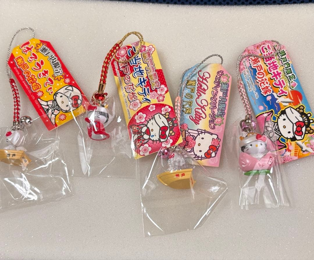 激レア！未使用未開封❗️ご当地キティ瀬戸内限定 瀬戸の花嫁シリーズ コンプ4点