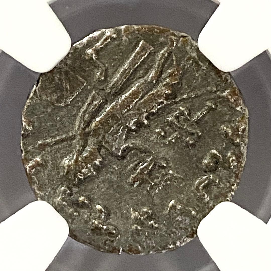 紀元前58年 インド ドラクマ 銀貨 NGC 古代 アンティーク 