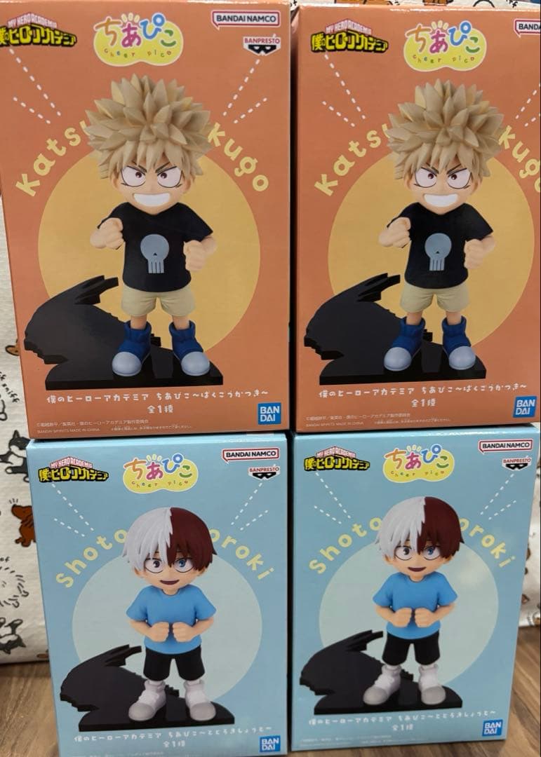僕のヒーローアカデミア フィギュア ちあぴこ　爆豪勝己　轟焦凍