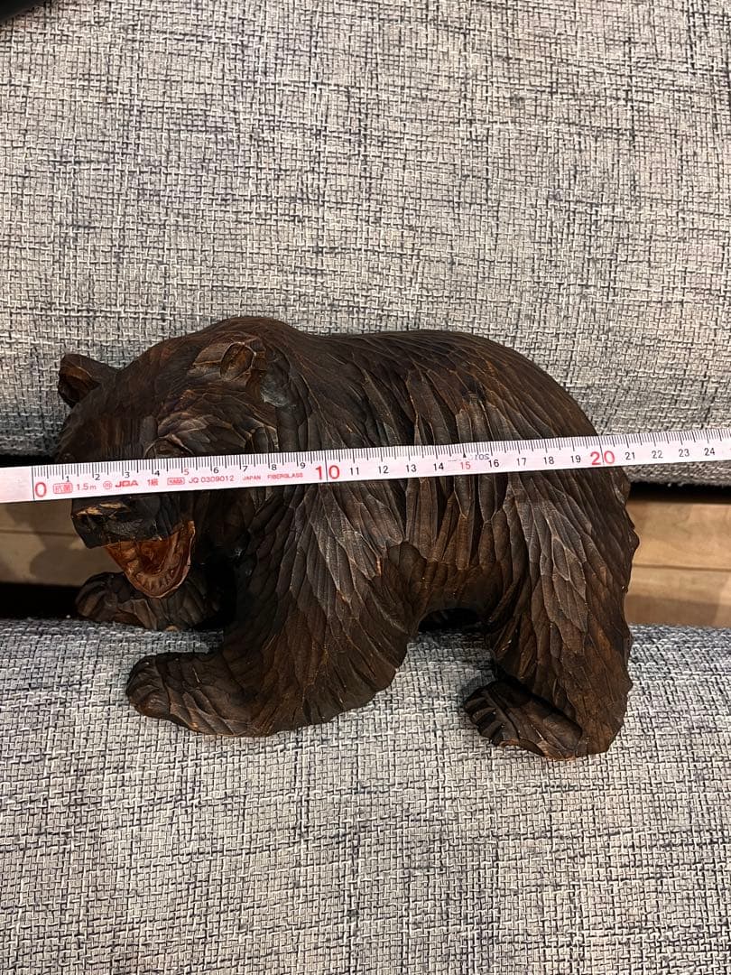 【希少】アンティーク 木彫りの熊 北海道 アイヌ ヴィンテージ 80年以上前