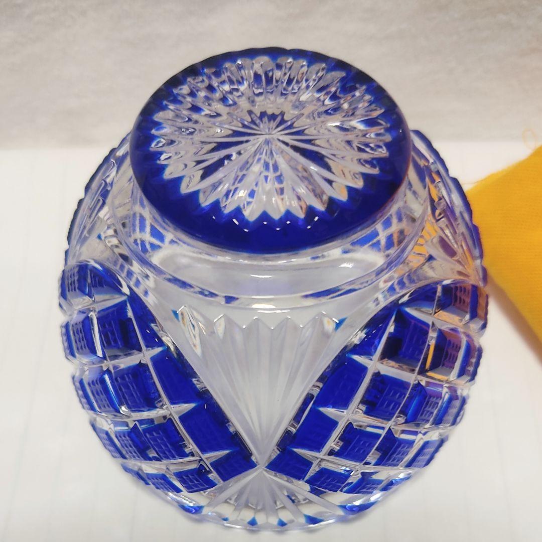 美品☆薩摩切子 小付鉢 （切子 江戸切子 薩摩切子）