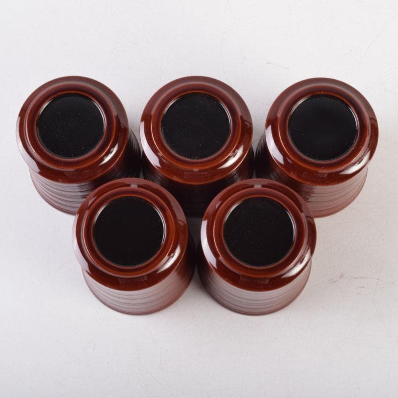 ジャンジャンブル 　慶峯造　南天蒔絵　御箸洗　五客　共箱　C　8791