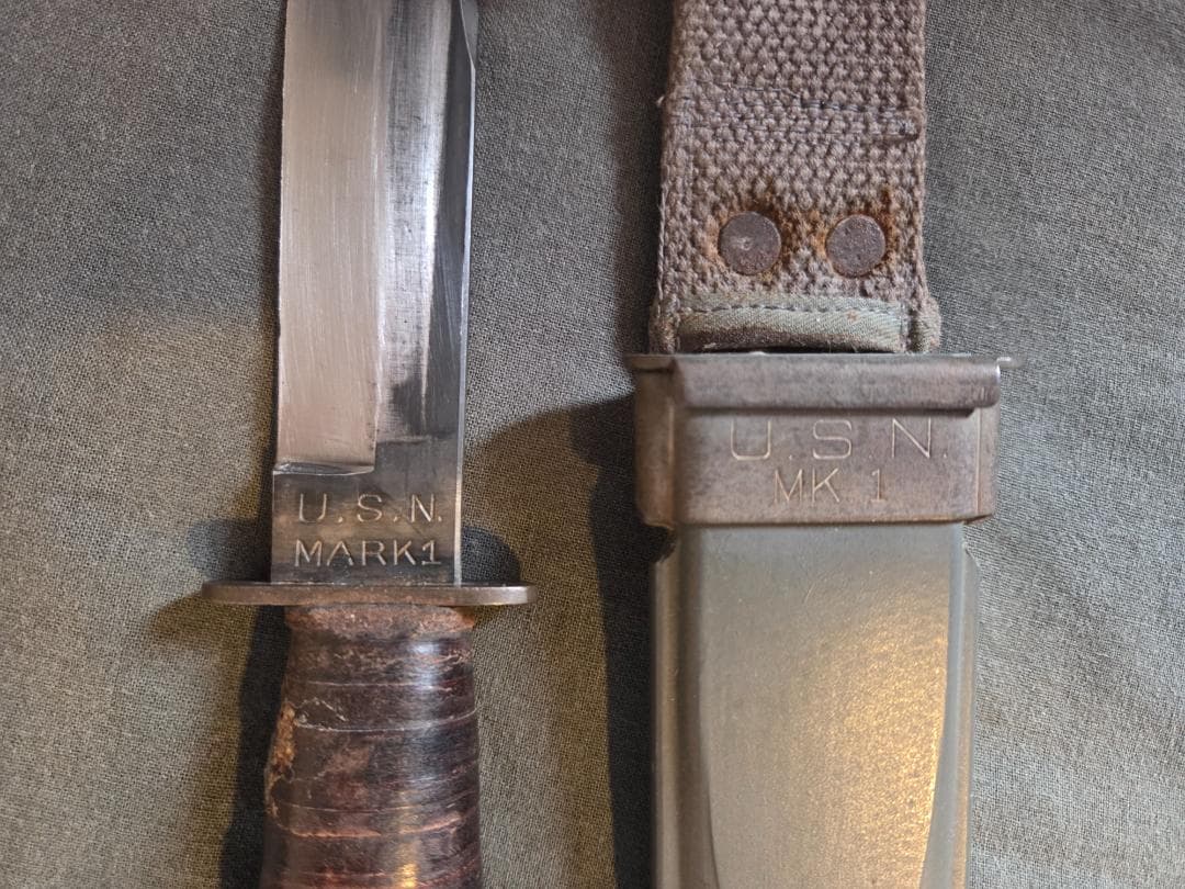 カミラス　USN Mark 1ナイフ　ベトナム戦争　アウトドア　　米軍放出品