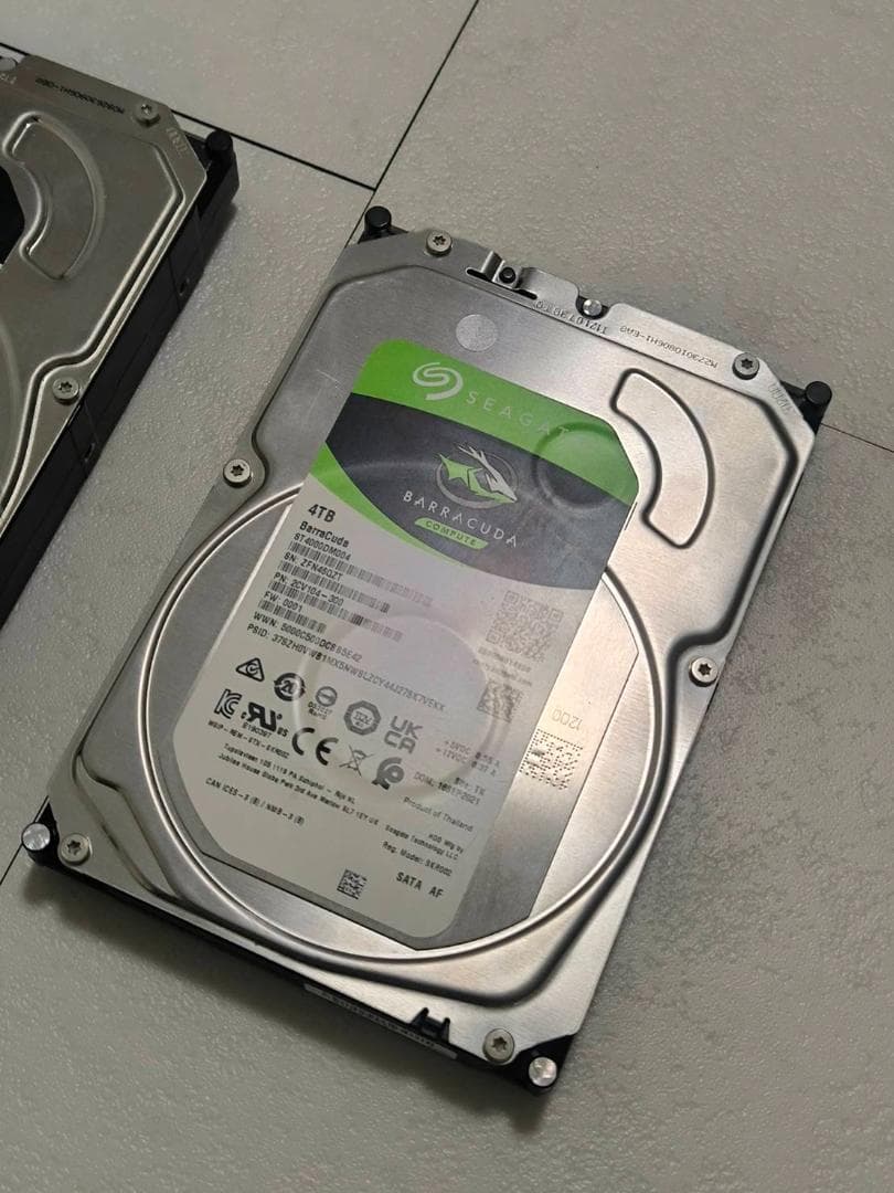 [合計16TB] HDD まとめ売り Seagate 4TB + 6TB×2