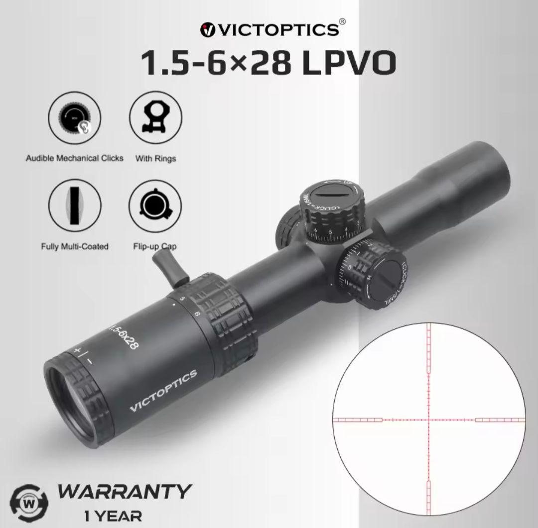 VectorOpticsS4　1.5−6☓28 Vectorマウントセット。