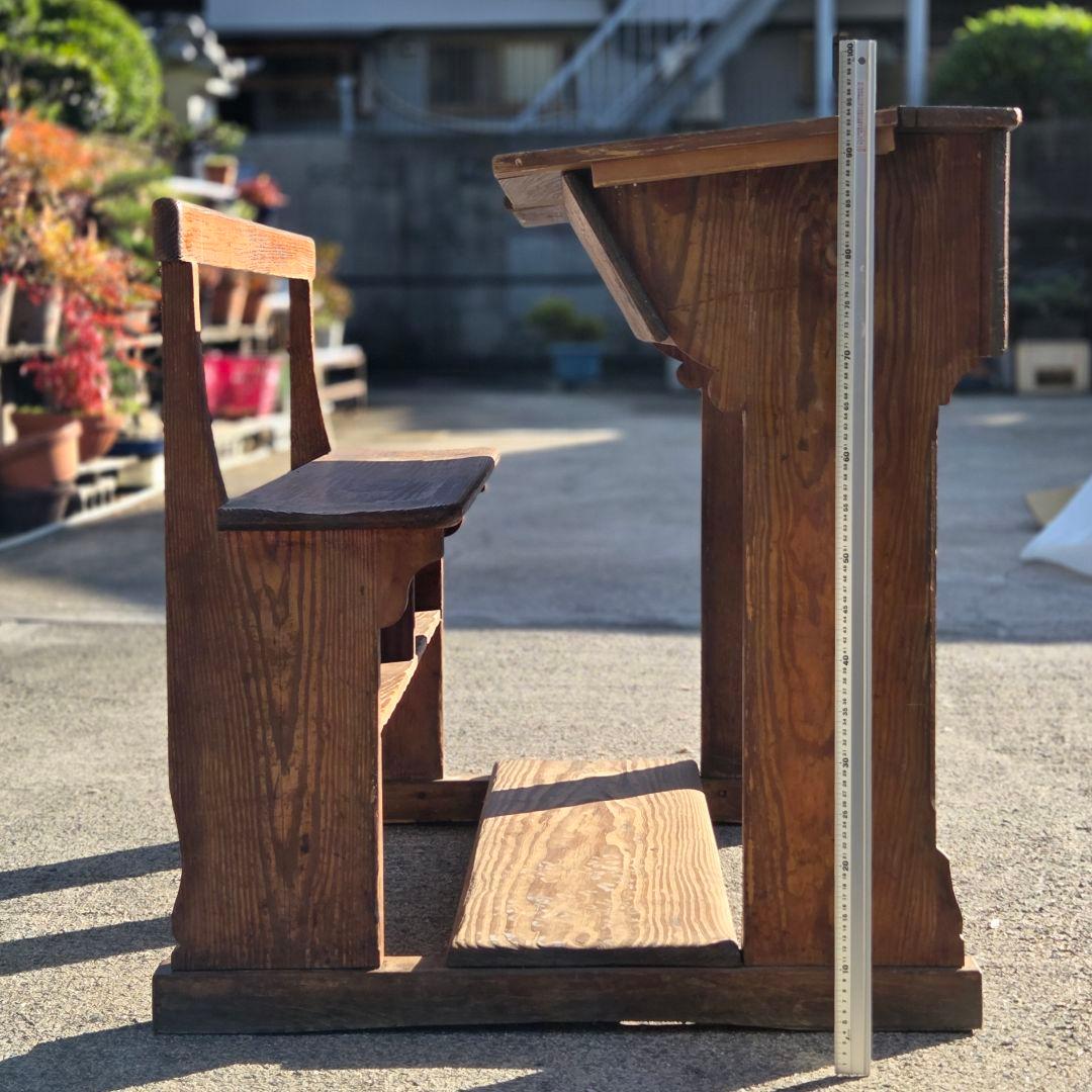 リペア 未使用 ヨーロッパ製 アンティーク デスク チェア 【送料込み】