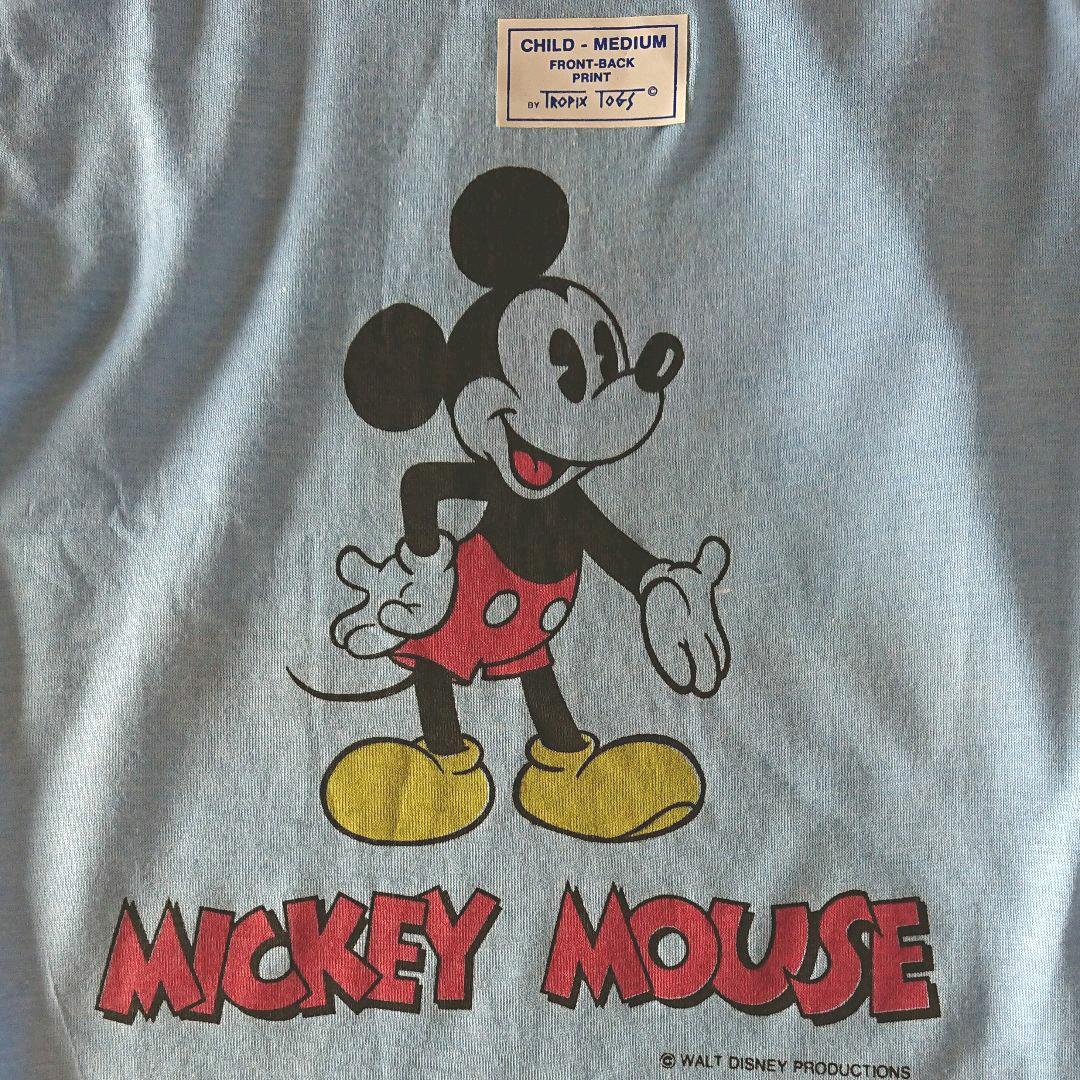 TROPIX TOGS ミッキーマウス 両面染み込みプリント Tシャツ