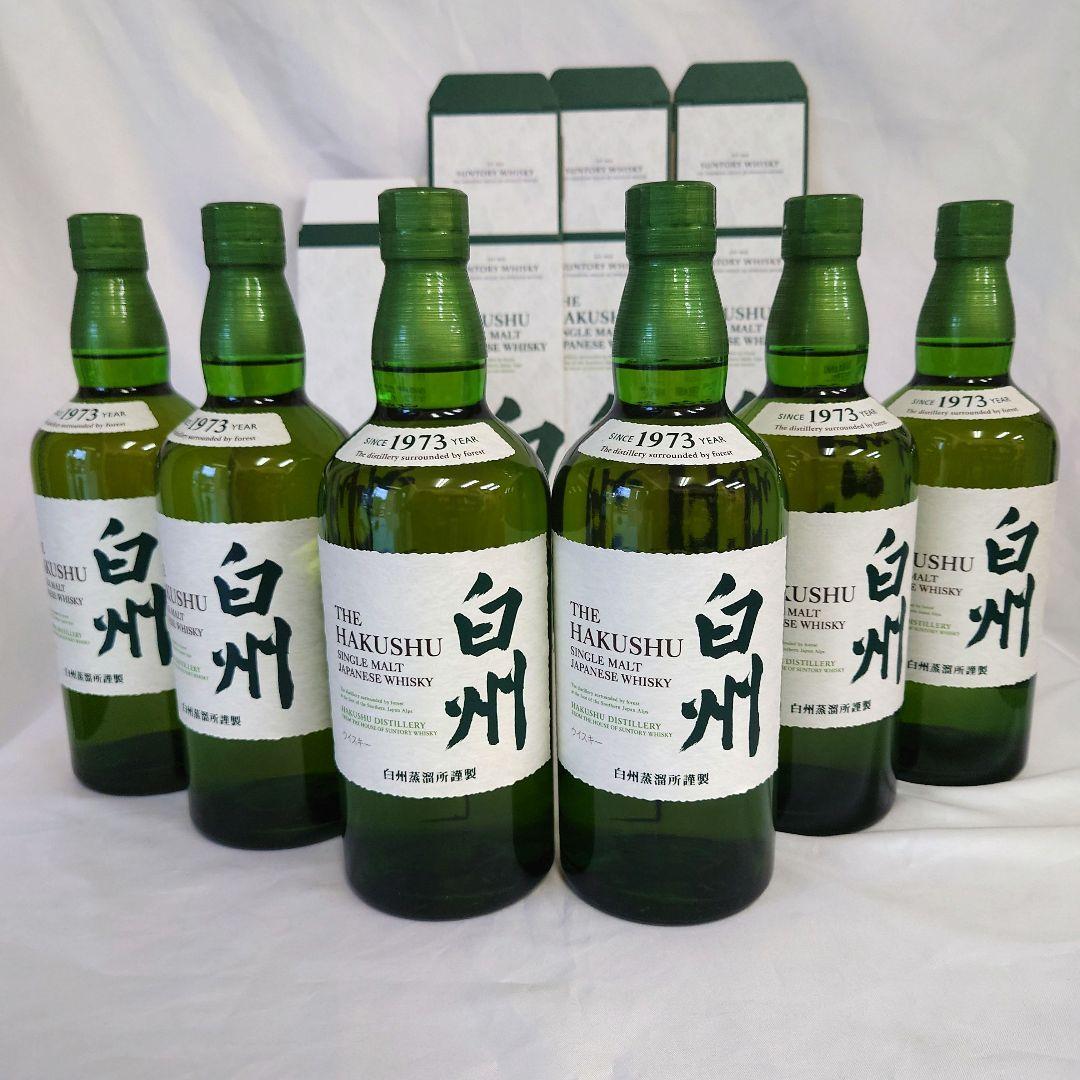 サントリー　白州　ウイスキー　ノンビンテージ　700ミリが６本